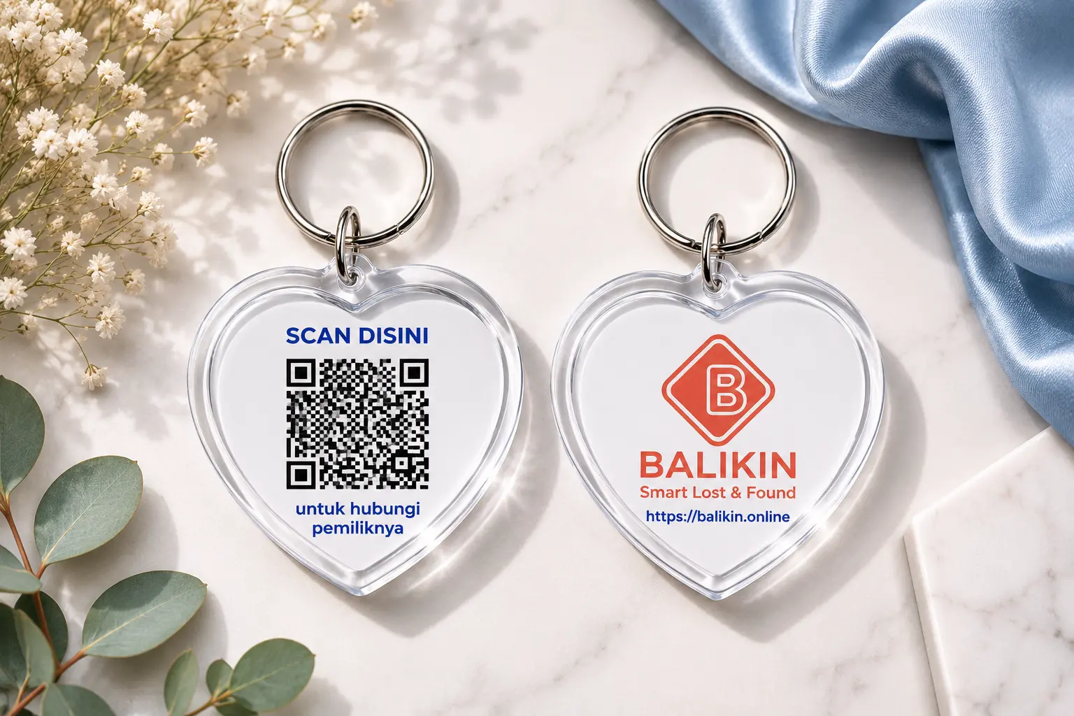 Akrilik Hati Balikin