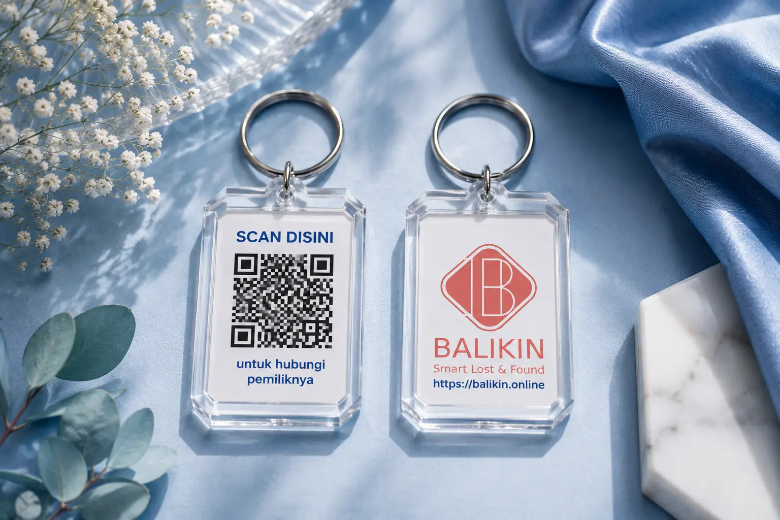 Akrilik Persegi Delapan Balikin