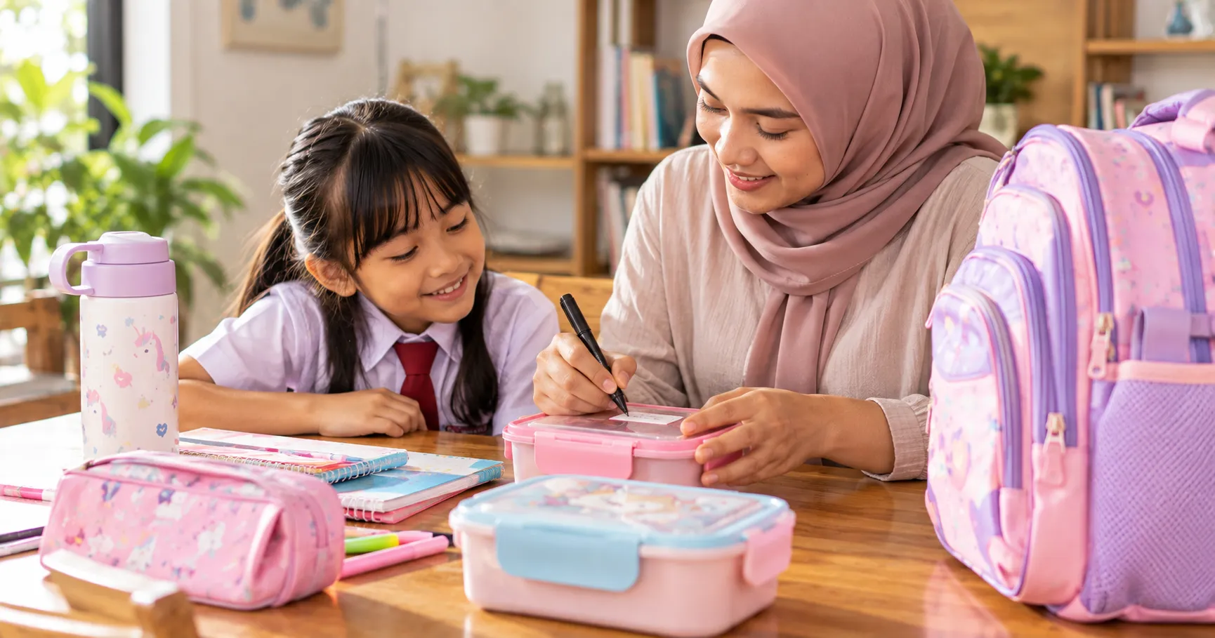 menulis kontak barang anak