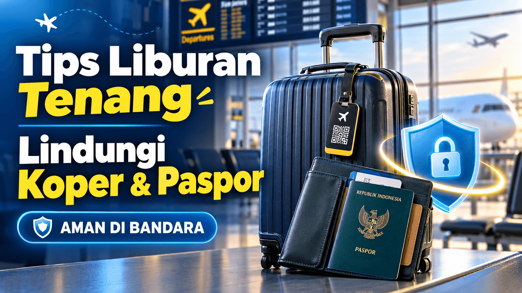 Tips Liburan Tenang: Lindungi Koper dan Paspor dari Risiko Hilang di Bandara